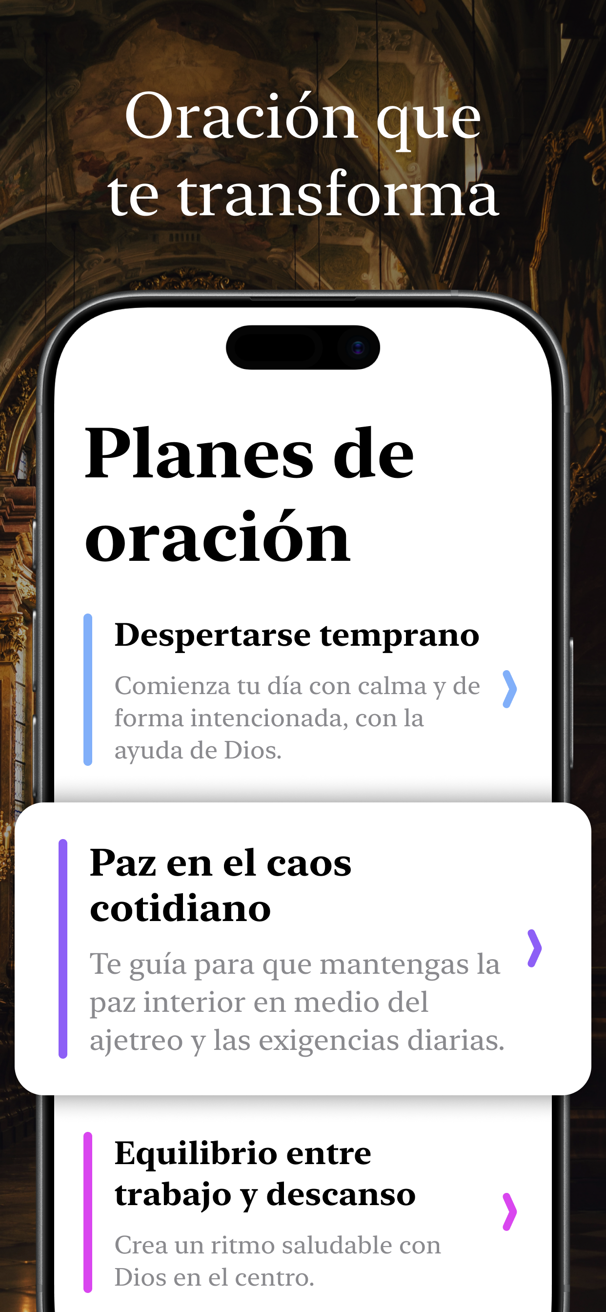 Plan personal de crecimiento en la fe, similar al Vía Crucis o al Rosario